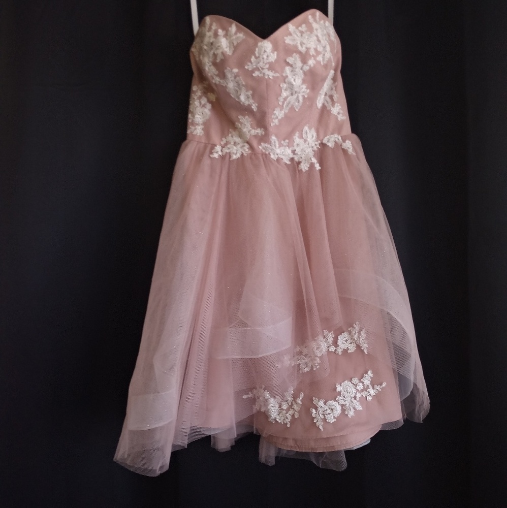 Alfred Angelo sz 6 fairy tale wedding Prom Party maiden pink Dress